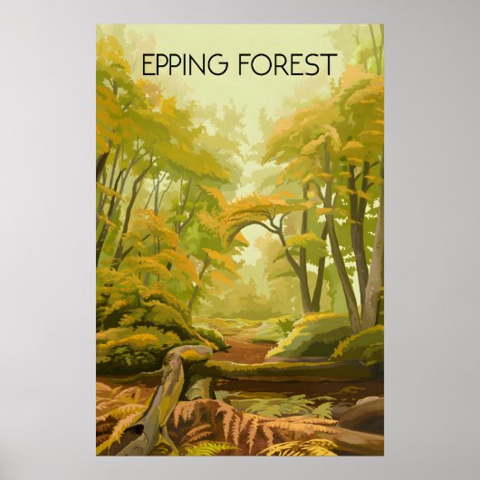Epping Forest Travel Poster ポスター (正面)