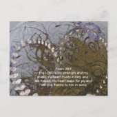 EPsalmの28:7 -主は私の強さおよび私の盾です ポストカード (正面)