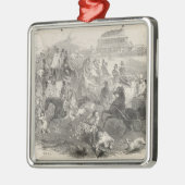 Epsomの競争、「ダービー日」: コースを残すこと メタルオーナメント (左)