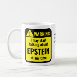 EPSTEIN おもしろ オーダーメイド警告 コーヒーマグカップ
