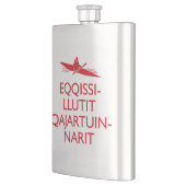 Eqqissillutit Qajartuinnarit (平静およびカヤックを保って下さい) フラスク (左)