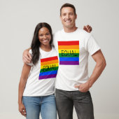EQUAL ゲイ プライド フラッグ Tシャツ (ユニセックス)