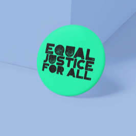 Equal Justice For All – 文はっきりした書ボタン 缶バッジ