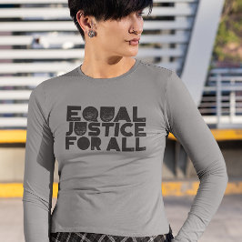 Equal Justice For All -長袖シャツ トライブレンドＴシャツ