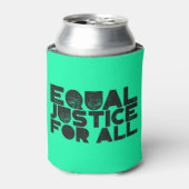 Equal Justice For All – 飲料クーラーボックス 缶クーラー (缶正面)
