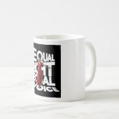 Equal Right Voice Coffee Tea Mug コーヒーマグカップ (正面右)