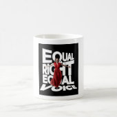 Equal Right Voice Coffee Tea Mug コーヒーマグカップ (中央)
