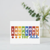 Equal Rightsはがき ポストカード (スタンド正面)