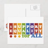Equal Rightsはがき ポストカード (正面/裏面)