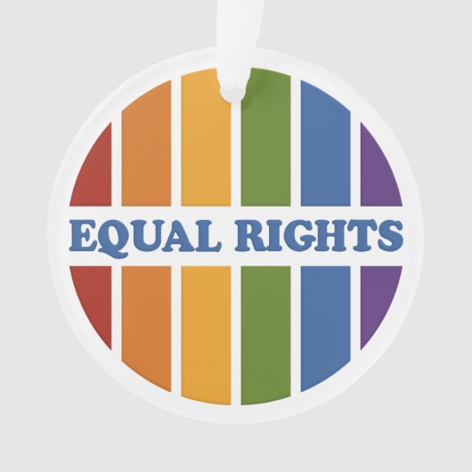 Equal Rightsカスタムオーナメント オーナメント (正面)