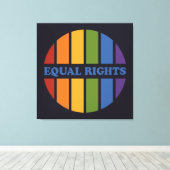 Equal Rightsキャンバス印刷 キャンバスプリント (インサイチュ (ウッドフロア))