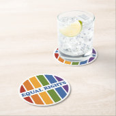 Equal Rightsコースター ラウンドペーパーコースター (インサイチュ)