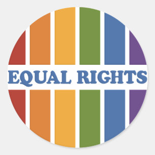 Equal Rightsスタンプ ラウンドシール