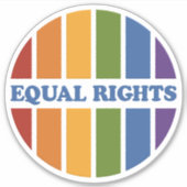 Equal Rightsステッカー シール (正面)