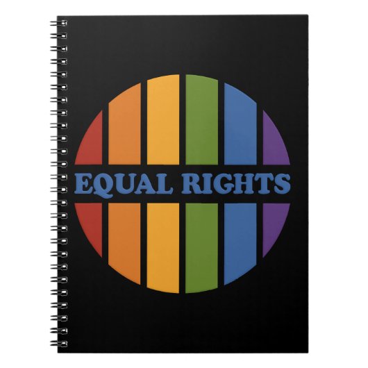 Equal Rightsノートブック ノートブック (正面)