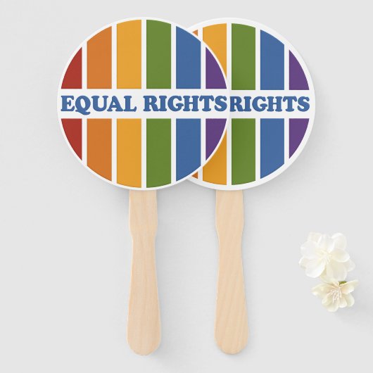 Equal Rightsハンドファン ハンドファン (正面&裏面)
