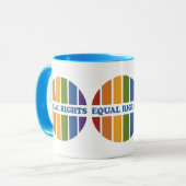 Equal Rightsマグカップ – スタイルの選択 マグカップ (正面左)