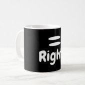 Equal Rightsロゴ コーヒーマグカップ (正面左)