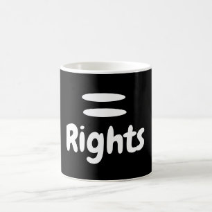 Equal Rightsロゴ コーヒーマグカップ