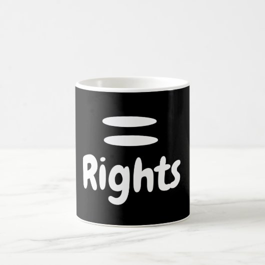 Equal Rightsロゴ コーヒーマグカップ (中央)