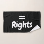 Equal Rightsロゴ バスタオルセット (ハンドタオル)
