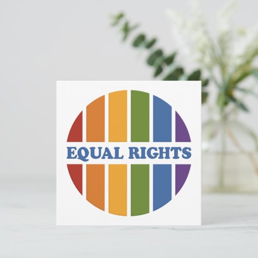 Equal Rights招待 招待状 (スタンド正面)