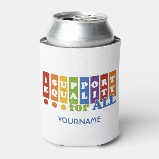 Equal Rights カスタムCan cooler 缶クーラー (缶正面)