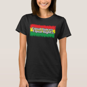 Equal Rights Black History Monthアフリカンアメリカン Tシャツ