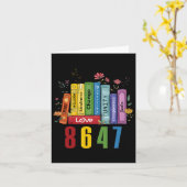 Equal Rights Book Flowers 8647 Trump Feminist Wome カード (黄色い花)