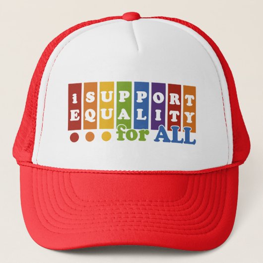 Equal Rights hats – 色を選択 キャップ (正面)