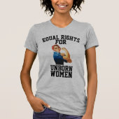 EQUAL RIGHTS PRO-LIFE WOMEN'S Tシャツ (正面)