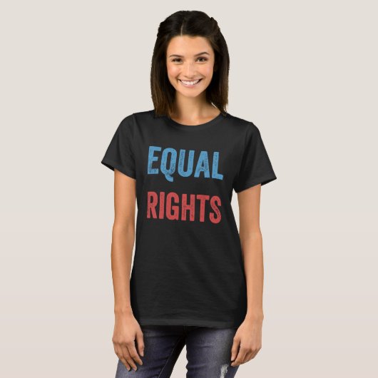 Equal Rights Pro Roe 1973 Tシャツ (正面フル)