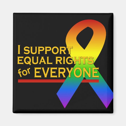 Equal Rights Supporterマグネット マグネット (正面)