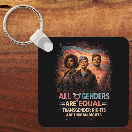 Equal Under Every Flag キーホルダー (正面)