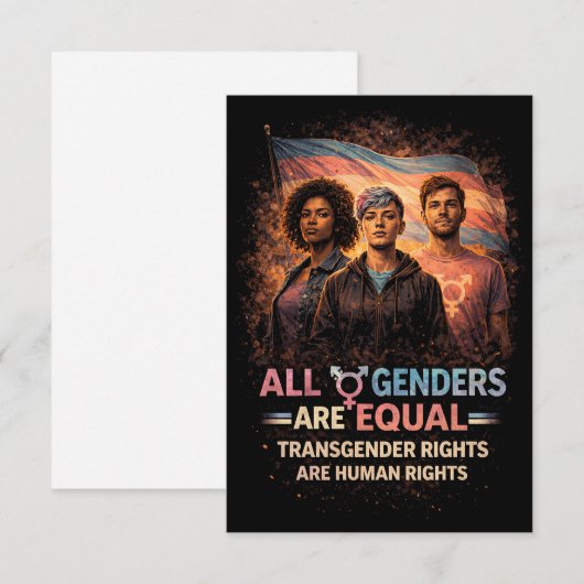 Equal Under Every Flag サンキューカード (正面/裏面)