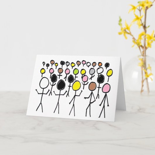 Equalityスタンプ カード (黄色い花)