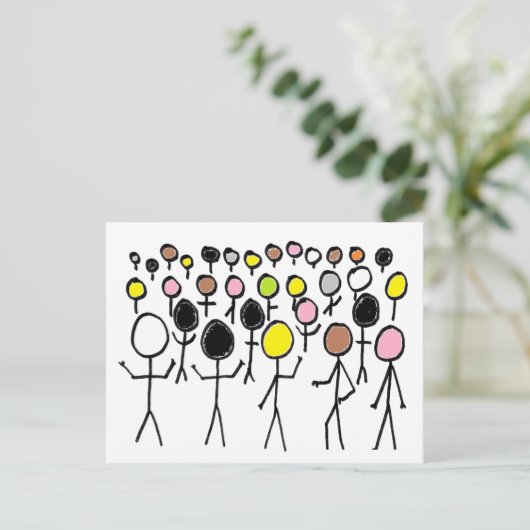 Equalityスタンプ ポストカード (スタンド正面)