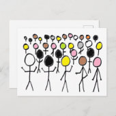 Equalityスタンプ ポストカード (正面/裏面)