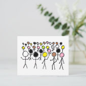 Equalityスタンプ ポストカード (スタンド正面)