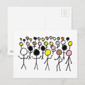 Equalityスタンプ ポストカード (正面/裏面)