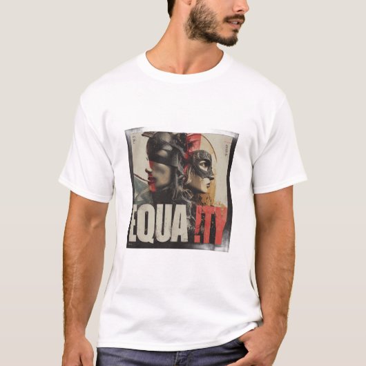 EQUALITY - 大胆なプロテストアートポスター Tシャツ (正面)