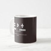 Equality 素晴らし Than Division - Be Nice コーヒーマグカップ (正面左)