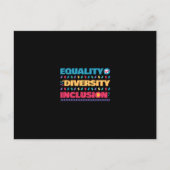 Equality Diversity Inclusion ポストカード (正面)