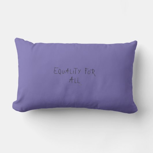 Equality for All、Home Decor モダン、 ランバークッション (正面)