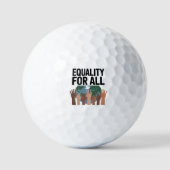 Equality For All – Human Rights Day 2025 ゴルフボール (正面)