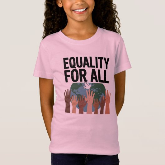 Equality For All – Human Rights Day 2025 Tシャツ (正面)