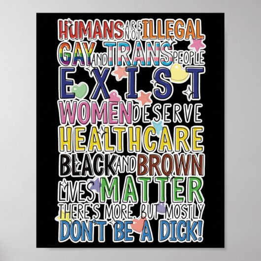 Equality For All - Much Love Sticker ポスター (正面)