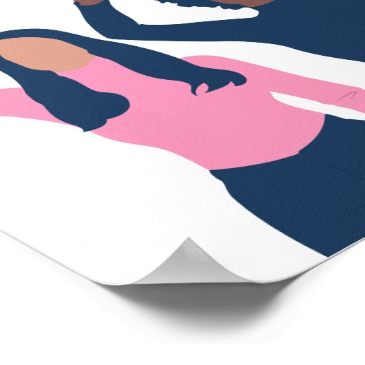 Equality for Women Wall Art Print ポスター (角)