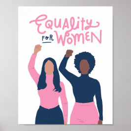 Equality for Women Wall Art Print ポスター