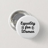 Equality For Women Women's Day 缶バッジ (正面&裏面)